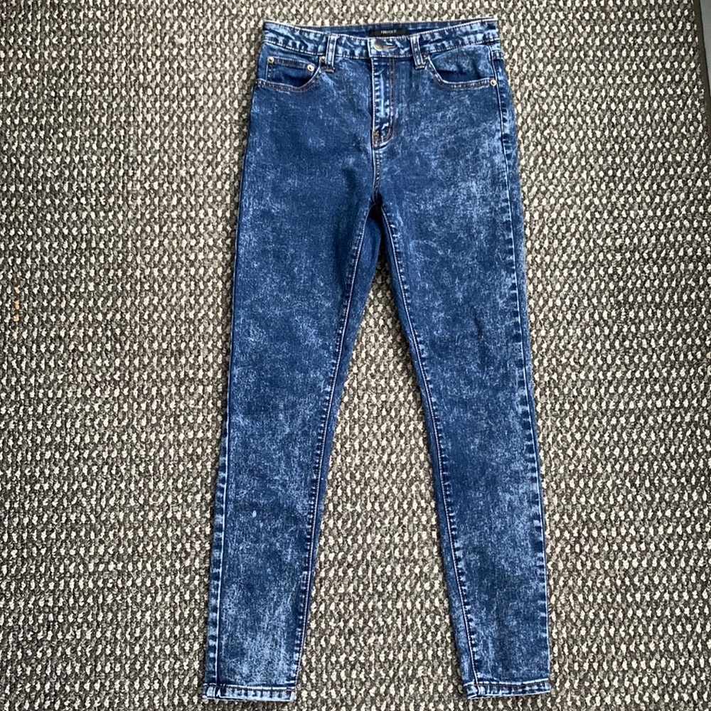 Forever 21 High-Rise Skinny Jeans